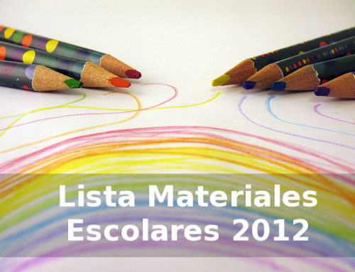 Listado de Materiales 2012