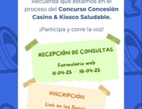 Concurso Concesión Casino Kiosco Saludable